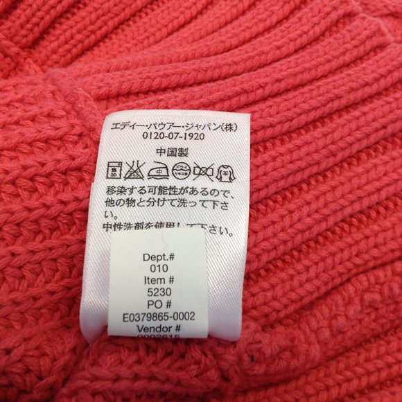 Eddie Bauer Coral Pink 3 Button Cropped Cardigan Sweater - Picture 13 of 13
